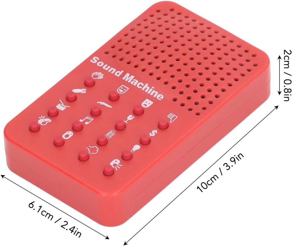 Sound Maker Buttons Customizable Funny Sound Box with 16 Buttons - Perfect for Parties