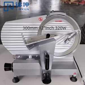 Máy thái thịt đông lạnh điện 300mm 12 inch 320W 110/220V, dùng cho thương mại, gia đình, khách sạn, nhà hàng, trang trại, bán lẻ, nhà bếp, có thể điều chỉnh - Product Image 1