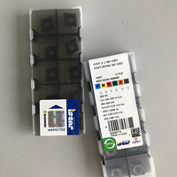 CCMT 09T304-SM IC907 Iscars OEM Inserto Cuadrado Personalizable de Carburo de Tungsteno con Recubrimiento PCD para Herramienta de Torneado CNC de Acero HRC45