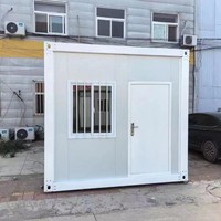 Maison modulaire portable préfabriquée de luxe, 2 chambres à coucher, conteneur pliable mobile 20 pieds, paquet plat, maison isolée, conteneur pliable