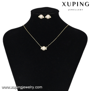 62257 xuping <span class=keywords><strong>gioielli</strong></span> di moda 2020 vendita calda 14k placcato oro della <span class=keywords><strong>ragazza</strong></span> bella regali di pesce insieme dei monili - Product Image 6