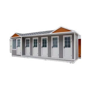 Toilettes publiques en bois préfabriquées pour parcs et zones touristiques - Product Image 5