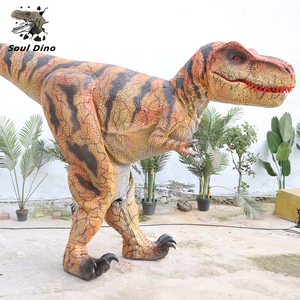 Disfraz de Dinosaurio Caminante T-Rex <span class=keywords><strong>Soul</strong></span> Dino, Traje Ligero de Piel Sintética, Capacidad Juvenil de 100-500 kg - Product Image 5
