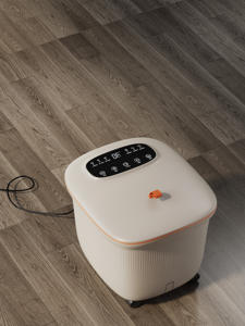 NINGDECRIUS logotipo personalizado eléctrico calentado Shiatsu pie baño Spa masajeador Oem lavabo lavadora vibrador pie remojo bañera - Product Image 5