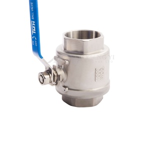 Vanne à boisseau sphérique en acier inoxydable 304 316, 2 pièces, à passage complet, 1000WOG, filetage femelle BSPT, manuelle, pour pipeline maritime - Product Image 1