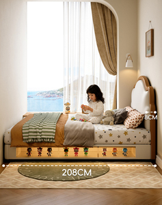 Letto per Bambini dal Design Cartoonesco, Misura <span class=keywords><strong>King</strong></span>, Moderno ed Elegante, Arredamento per Camera da Letto, Adatto per Casa, Scuola, Hotel - Product Image 4