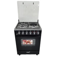 Xunda Prix compétitif Four à gaz à quatre brûleurs Cuisinière à gaz à 4 brûleurs avec cuisinières pour four et gril