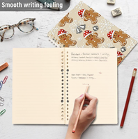 Carnet de notes personnalisé pour Noël, journal festif pour notes quotidiennes, listes de cadeaux, planification de fêtes et souvenirs de Noël
