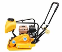 Compacteur à plaques à moteur essence Heartripples C90T Mini avec moteur de 3 kW pour la construction routière et la pose d'asphalte