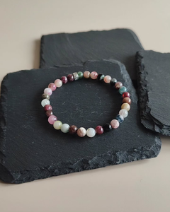 Оптовая продажа, геометрический браслет из натуральных кристаллов, бусины, Классический аквамарин, аметист, драгоценный камень, ювелирные изделия для женщин и мужчин - Product Image 3