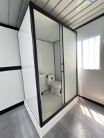 Maison préfabriquée en conteneur de 40 pieds, directement de l'usine, bâtiment modulaire portable pour salle de classe, maison modulaire à 3 chambres pour campus scolaire
