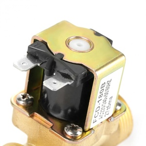 Van Điện Từ Đầu Vào <span class=keywords><strong>G1</strong></span>/2, Van Điện Từ Đóng Kín Thông Thường N/C DC 12V 24V AC 220V Van Điện FCD-180B - Product Image 4