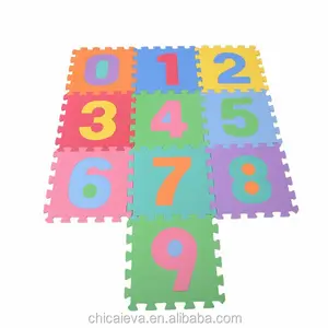 Morbido Non tossico bambino colorato Puzzle pavimento in schiuma tappetino gioco del bambino EVA schiuma ad incastro piastrelle 30*30 60*60 1cm impermeabile