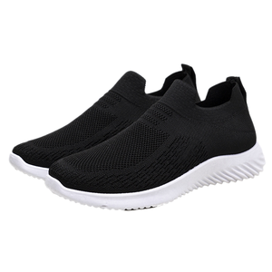 Zapatillas Deportivas Transpirables <span class=keywords><strong>de</strong></span> Verano para <span class=keywords><strong>Hombre</strong></span>, Suministro <span class=keywords><strong>de</strong></span> Fábrica, Parte Superior <span class=keywords><strong>de</strong></span> Malla Económica, <span class=keywords><strong>Mocasines</strong></span> Negros Sin Cordones para las Tendencias <span class=keywords><strong>de</strong></span> Moda <span class=keywords><strong>de</strong></span> Primavera y Otoño - Product Image 1