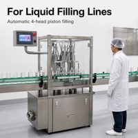 Machine de remplissage de liquides, d'huiles et de crèmes en acier inoxydable SINBON