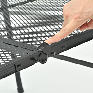Tavolo da campeggio pieghevole da esterno portatile regolabile in altezza - Product Image 4