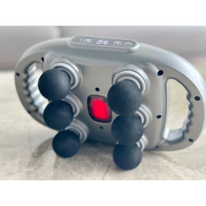 6-Kopf-Massagepistole Deep Tissue Percussion FSA HSA Förderfähige profession elle Muskel <span class=keywords><strong>massage</strong></span> pistole für Sportler Elektrische <span class=keywords><strong>Massage</strong></span> pistole - Product Image 4