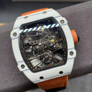 Men's High Quality Mechanical <b>Watch</b> Luxury Carbon Fiber Tourbillon Hollow Dial Leisure Sports <b>Watch</b> - Product Image 2