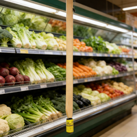 Rollo de Papel Adhesivo Sólido y Fuerte para Trampas de Moscas, Paquete Comercial de 10 Unidades, para Supermercados y Restaurantes, No Tóxico, Personalizable