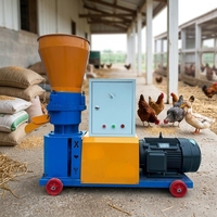 Machine à granulés d'aliments pour animaux industrielle électrique automatique stable avec une capacité de 200-300 kg/h pour la production d'aliments pour bétail