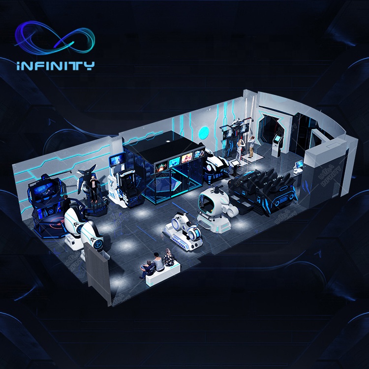 Зарабатывайте деньги, другие продукты для парка развлечений, детское оборудование для тематического парка развлечений виртуальной реальности, Комплексный дизайн, решение для игровой зоны виртуальной реальности 9D