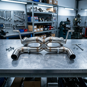 Sistema di Scarico CSZ Straight Pipe Axleback Catback per Lamborghini Huracan LP610 LP580 5.2L, Upgrade Stile <span class=keywords><strong>EVO</strong></span> - Product Image 1