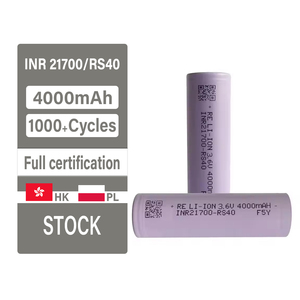 RS40 21700 3.6V 4000mAh High-Power Lithium-Ion Battery Similar to 40PL and JP40 Power <b>Tool</b> Li-ion Product - Product Image 1