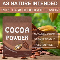Poudre de complément alimentaire au café biologique Aeglewell, marque privée, noir, naturel, sain, exporté du Pérou, emballage en vrac brut