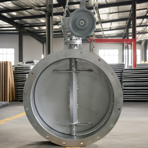 Válvula de Retención Neumática de Doble Brida Tipo DN600 para Agua y Aire, Ventilada, de Acero Inoxidable SS304, para Tratamiento de Gases Residuales, Tipo C, ODM OEM - Product Image 2