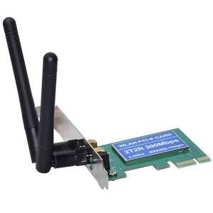 Bộ Chuyển Đổi Thẻ <span class=keywords><strong>PCI</strong></span>-e Không Dây Mini 300Mbps Ăng Ten Omni Định Hướng Có Thể Tháo Rời 2x Máy Tính Để Bàn <span class=keywords><strong>PCI</strong></span>-Express 300Mbps Không Dây <span class=keywords><strong>PCI</strong></span>-E - Product Image 4