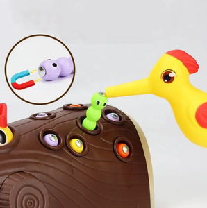 แจ็คมีความสุขนกหัวขวานตรวจสอบของเล่นของเล่นปรับทักษะการให้อาหารเกมของเล่นก่อนวัยเรียน - Product Image 5