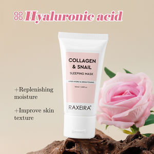 Mascarilla Facial Reafirmante e Hidratante Profunda de Noche al por Mayor, Marca Privada, Mascarilla Facial Nocturna Hidratante con Colágeno y Baba de Caracol - Product Image 2