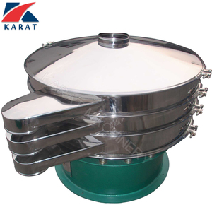 Zwei schicht ige kreisförmige Vibrations sieb maschine SS304 für Sojamehl - Product Image 2