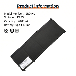 แบตเตอรี่แล็ปท็อปสำหรับ <span class=keywords><strong>HP</strong></span> <span class=keywords><strong>SR04XL</strong></span> TPN-C134 TPN-C133 917678-2B1แบตเตอรี่โน้ตบุ๊ค15ชุด TPN-Q194 TPN-Q193 - Product Image 2