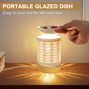 Calentador de fusión de <span class=keywords><strong>cera</strong></span> eléctrico de cerámica 2 en 1, quemador de <span class=keywords><strong>cera</strong></span> de vela, fundidor de cubo <span class=keywords><strong>para</strong></span> decoración de <span class=keywords><strong>dormir</strong></span> en casa - Product Image 3