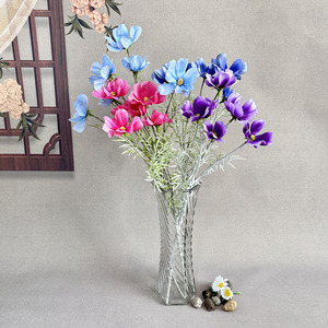 Arrangement floral artificiel Queyiyi, fleurs en soie multi-têtes, style persan, décoration intérieure, accessoires de mariage, aspect réaliste - Product Image 4