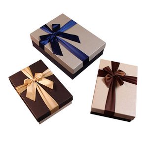 Fashion Beautiful Large Gift Packing Box With Ribbon