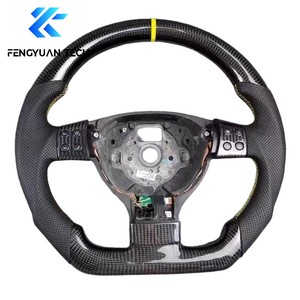 Volante in Fibra di Carbonio Forgiato Personalizzato per Volkswagen CC MAGOTAN VW <span class=keywords><strong>Polo</strong></span> Tiguan Passat <span class=keywords><strong>Golf</strong></span> <span class=keywords><strong>5</strong></span> <span class=keywords><strong>Golf</strong></span> <span class=keywords><strong>5</strong></span> R MK6 MK5 GTl - Product Image 2