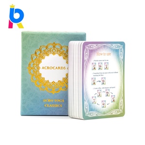 <span class=keywords><strong>Jeu</strong></span> <span class=keywords><strong>de</strong></span> cartes sur le thème du yoga personnalisé avec logo sur mesure, <span class=keywords><strong>jeu</strong></span> <span class=keywords><strong>de</strong></span> société écologique certifié FSC <span class=keywords><strong>de</strong></span> haute qualité, impression couleur intégrale - Product Image 1