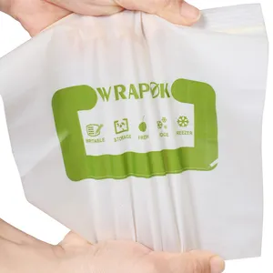 Eco friendly PLA food sandwich cornstarch plastic biodegradable compostable ziplock bag