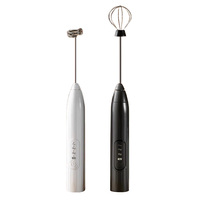 Mousseur à lait rechargeable, mousseur à lait automatique à main, batteur à lait, batteur à œufs automatique, mixeur électrique pour la cuisine