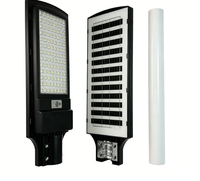 Sensor Gerak PIR Lampu Jalan Tenaga Surya All In One Kontrol Jarak Jauh IP65 Tahan Air Lampu LED Taman Jalan Luar Ruangan