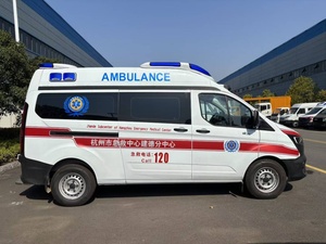 Ambulance d'urgence à empattement court pour surveillance en soins intensifs, premiers secours hospitaliers, transfert inter-hôpitaux de patients et sauvetage d'urgence - Product Image 3
