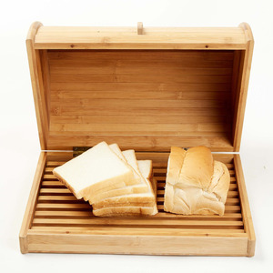 Boîte à pain en bambou Sunlight 340X260X170, antidérapante, pour la cuisine - Product Image 3