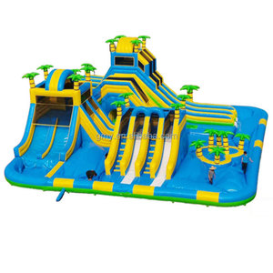 Castillo Inflable con Tobogán y Piscina con Temática de Zoológico, Castillo Inflable con Diseño de <span class=keywords><strong>León</strong></span> y Panda, Parque Infantil Inflable para Niños en Venta - Product Image 5