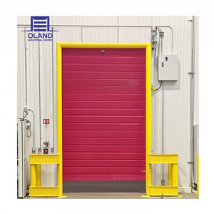 Armazenamento rápido personalizado da porta do rolo do PVC-estilo de alta velocidade da baixa temperatura, projeto isolado do zíper com proteção térmica - Product Image 4