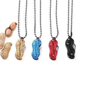 Couteau de poche pliable miniature en acier inoxydable pour l'extérieur, ouverture de boîte, randonnée, porte-clés, couteau à éplucher - Product Image 2