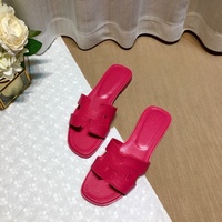 Sandales plates respirantes pour femmes, à bout rond, en cuir véritable, semelle extérieure en caoutchouc, à enfiler, confortables, à brides croisées, pour les soirées
