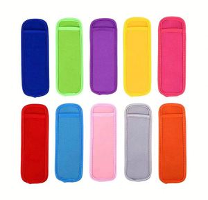 Support de lunettes en néoprène pour bâtonnets glacés, design tendance, écologique, isolé, personnalisable avec logo OEM, sérigraphie - Product Image 4