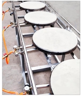 Machine semi-automatique professionnelle pour la fabrication de crêpes de soie aux céréales, grande capacité, multi-grains